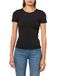 A|X Armani Exchange Essential Logo Signature T-shirt ajusté en maille extensible pour femme Noir (XS)