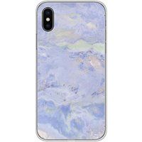 1001 coques Apple iPhone XS Max Marbre bleu bedrukt siliconen hoesje