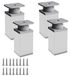Pieds de meuble réglables en aluminium pour bureau et table