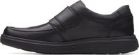 Clarks UN ABODE STRAP Instapper Zwart Leer Heren Maat 44.5