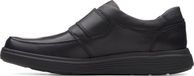 Clarks UN ABODE STRAP Instapper Zwart Leer Heren Maat 44.5