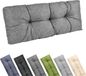 GARRONDA Coussin de dossier 120x45 cm Gris
