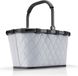 Reisenthel Carrybag Boodschappenmand - 22L - Frame Rhombus Licht Grijs