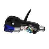 Audio Technica AT-XP3/H Headshell/DJ Cartridge Combo Kit (Black/Blue)