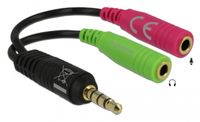 Allteq ALTQ-AU-100 audio kabel 0,5 m 3.5mm Zwart