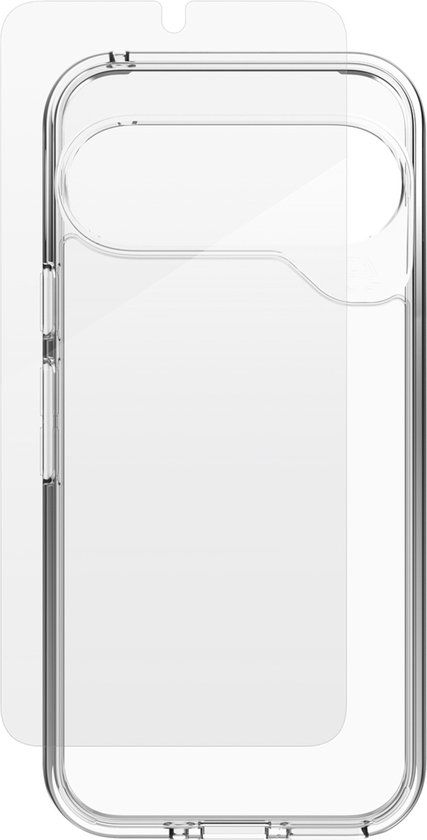 ZAGG Luxe Bundel - Hoesje + Screen Protector Geschikt voor Google Pixel 9 Pro XL - Back Cover Transparant met Tempered Glass