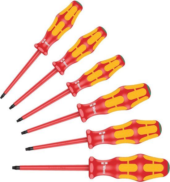 Wera Kraftform VDE Torx Screwdriver Set - 6 Piece