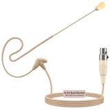 Pyle In-Ear Elektret Microfoon – Professioneel Mini Omnidirectioneel Kabel Headset met 4-Pin XLR