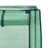 vidaXL Clôture de jardin avec couverture de serre et roues marron 40 x 40 x 129 cm