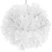 Folat Pompom Wit 30 cm per stuk
