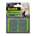 Scotch® Patin glisseur alvéolé adhésif Gris 35 x 24mm