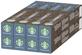 STARBUCKS Espresso Roast by Nespresso, Dark Roast Coffee Capsules (8 doosjes à 10 koffiecups)