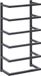 vidaXL Handdoekenrek - 24x12x48 cm - staal - zwart