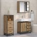 Maison Exclusive Ensemble de meubles de salle de bain "Exclusive" - 3 pièces, chêne artisanal, dimensions : 35 x 37,5 x 100 cm