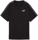 PUMA ESS TAPE Relaxed T-shirt Dames XS Katoen Zwart