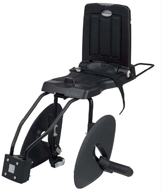 Bobike Classic Junior Plus Rear Child Bike Seat - Urban Black