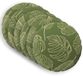 vidaXL - Kussensloop - 6 stuks - HEERLEN - Blad - Design - Ø 50 cm - Polyester