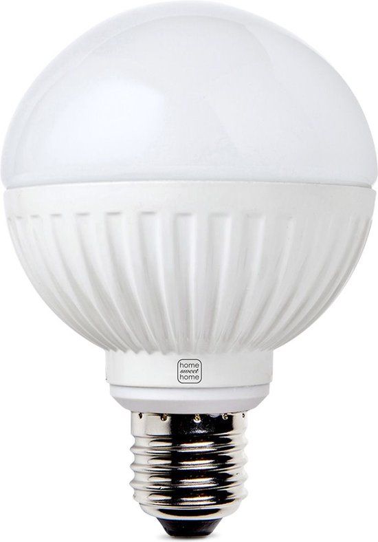 Home Sweet Home Moderne LED Lichtbron Wit G80 E27 9W Warm Wit Licht
