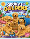 Good As Goldens: A Golden Retriever Coloring Adventure