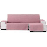 ECOMMERC3 Chaise longue-bankhoes, extra rechts, universeel en veelzijdig – chaise longue-bankhoes, kleur: roze, eenvoudig aan te brengen, voor rugleuning, zitting en armleuningen