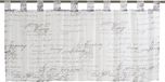 Elbersdrucke Bistro Gordijn Loveletter 48x140 cm wit transparant