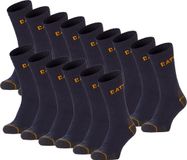 Caterpillar CAT Werksokken Navy Blauw - 15 paar - Maat 41-45