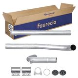 HELLA 8LA 366 002-301 Uitlaatpijp - Easy2Fit® Kit - Midden - driedelig - Set met montagedelen - voor o.a. FORD MONDEO III