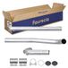 HELLA 8LA 366 002-301 Uitlaatpijp - Easy2Fit® Kit - Midden - driedelig - Set met montagedelen - voor o.a. FORD MONDEO III