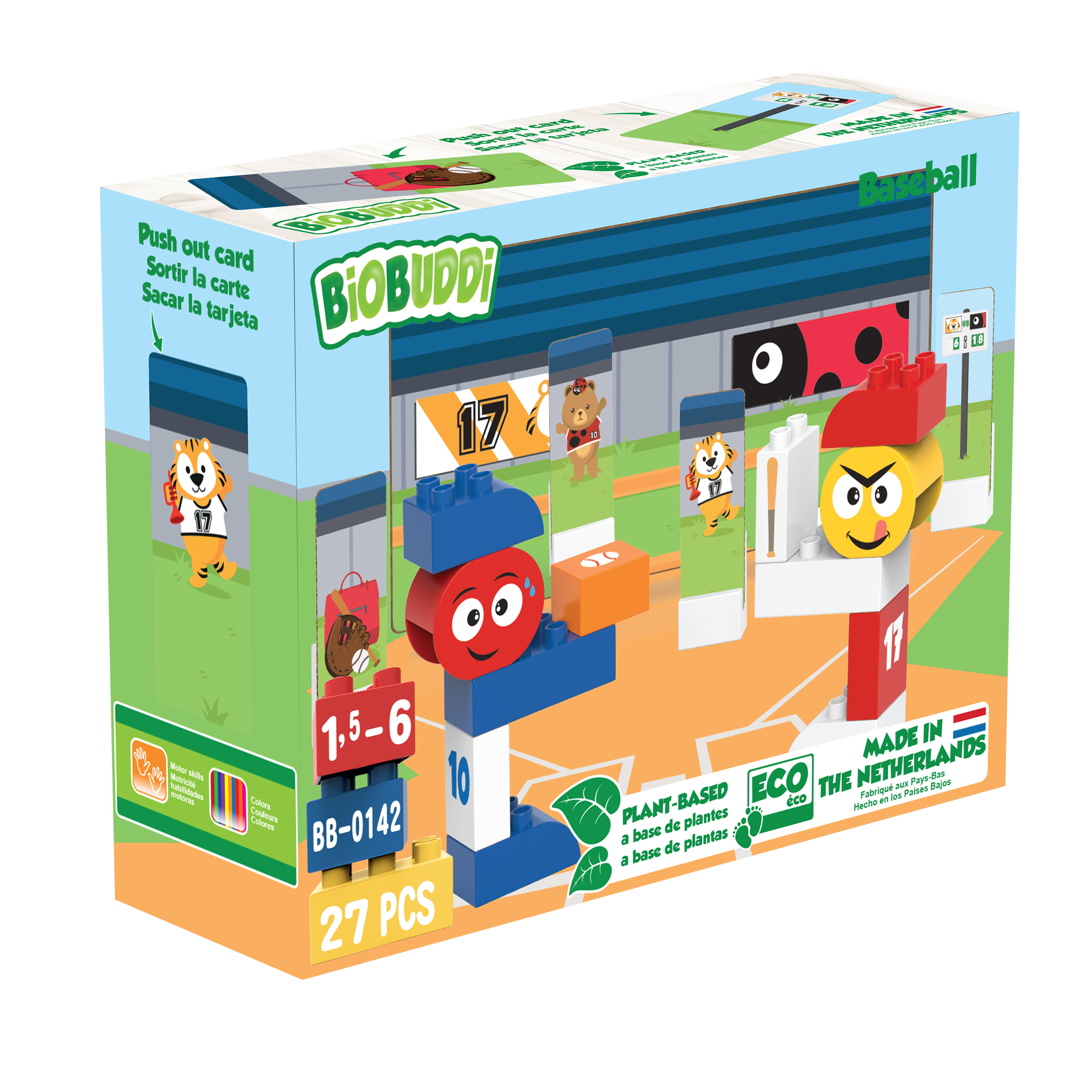 BiOBUDDi Characters Baseball - 27 delig