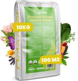Organifer Premium Kippenmestkorrels (10Kg voor 50m2)