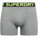 Superdry BOXER TRIPLE PACK Heren Onderbroek - Raven Black Marl