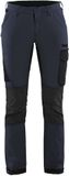 Blåkläder Dames Service werkbroek 4-weg stretch 7122-1645 - Donker marineblauw/Zwart - C42