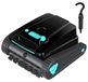 StarTech Poolroboter - H2 automatischer Poolsauger - Kabellos 5200 mAh Akku 120 Min Laufzeit - 200 m² Reinigungsfläche - Reinigt Boden Wände Wasserlinie - Selbstparkend - IPX8 wasserdicht - Schwarz