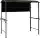 vidaXL - Prieel met dak - 220x220x200 cm - Antracietkleurig