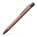 Faber-Castell Hexo Twist Retractable Ballpoint Pen Bold Bronze