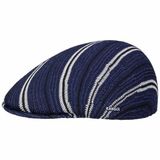 Kangol Baret Diagonal Stripes Blauw Polyester S