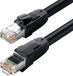 Ugreen - Ethernetkabel - Cat 6A UTP - 10 meter - Zwart
