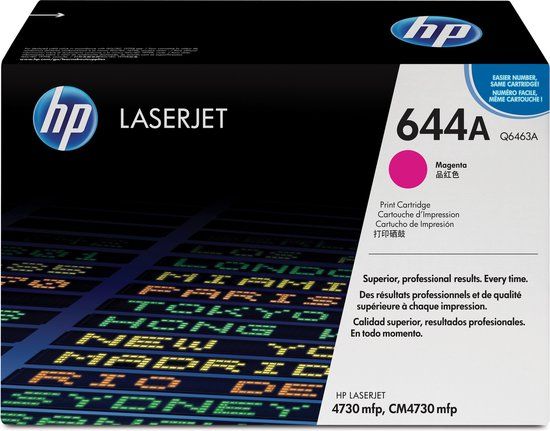 HP 644A Magenta Original LaserJet Toner Cartridge