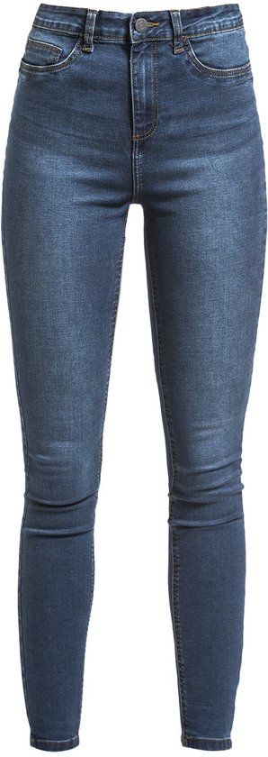 Noisy May NMCallie HW Skinny Jeans Jeans donkerblauw