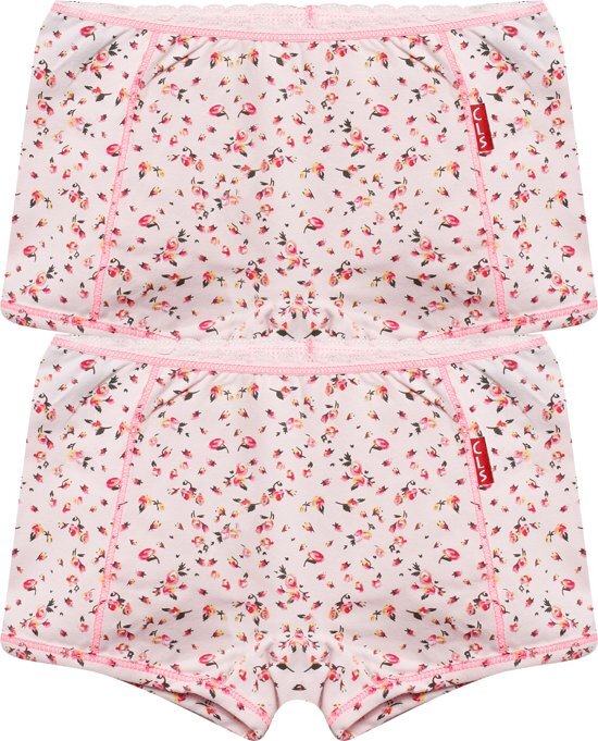 Claesen's Meisjes 2-pack Boxershort - Flower - Maat 92-98