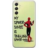 ERT GROUP mobiel telefoonhoesje voor Samsung A34 5G origineel en officieel erkend Marvel patroon Spider Man 024 optimaal aangepast aan de vorm van de mobiele telefoon, gedeeltelijk bedrukt