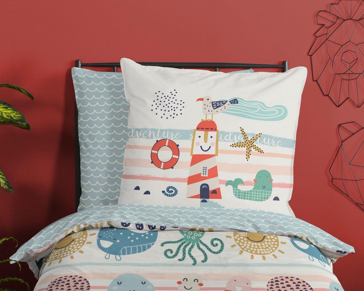 Good Morning Sea Dekbedovertrek Eenpersoons 140x200/220 cm Multi