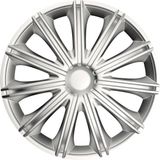 AutoStyle 4-Delige Wieldoppenset Nero 18-inch zilver