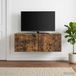 Maison Exclusive - Meuble TV mural 78,5 x 41 x 30 cm chêne fumé bois d'ingénierie