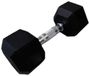 Softee Hex Dumbbell 25kg Zilver