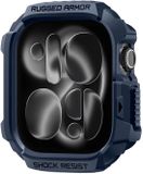 Spigen Rugged Armor 2 Hoesje - Geschikt voor Apple Watch 11/10 42MM - Bumper Case Blauw