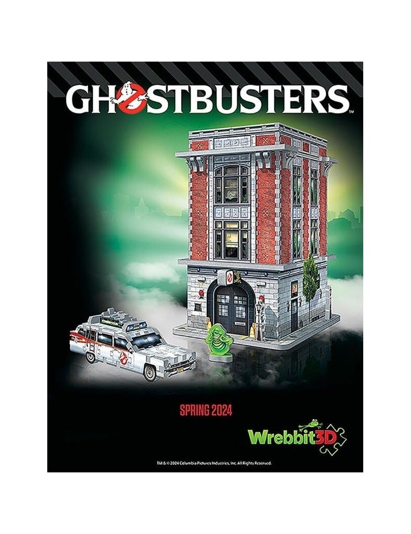 Wrebbit Ghostbusters Firehouse Headquarters 3D Puzzle (500 pieces)