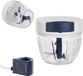 StarTech Uienhakker - Handmatige groentesnijder/hakker - 650 ml - Handbediend - Compact - Veelzijdig
