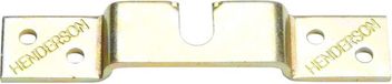 Henderson Hangrol 284/plaat - losse bevestigings plaat voor hangrol 284(n) - deurdikte 20-50 mm - 2,7 m hoogte - staal verzinkt - max 100 KG