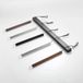 Lucande - Suspension - 5 lumières - Aluminium, acrylique - Noir, aluminium, brun café - Ampoules incluses
